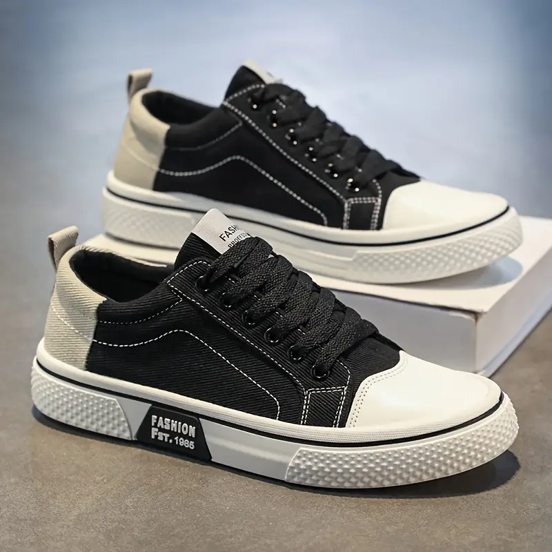 Atmungsaktive Freizeitschuhe aus Canvas für Herren Heidi Mode