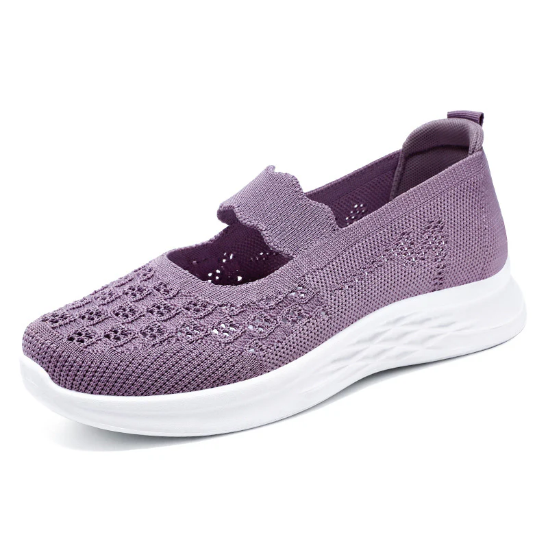 Damen Atmungsaktive Ballerinas mit elastischem Riemen und rutschfester Sohle Heidi Mode - Image 5