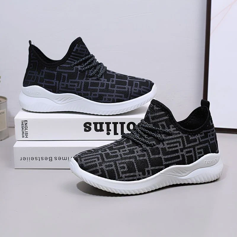 Damen Atmungsaktive Freizeit-Sneaker mit modischem Strickdesign Heidi Mode - Image 2