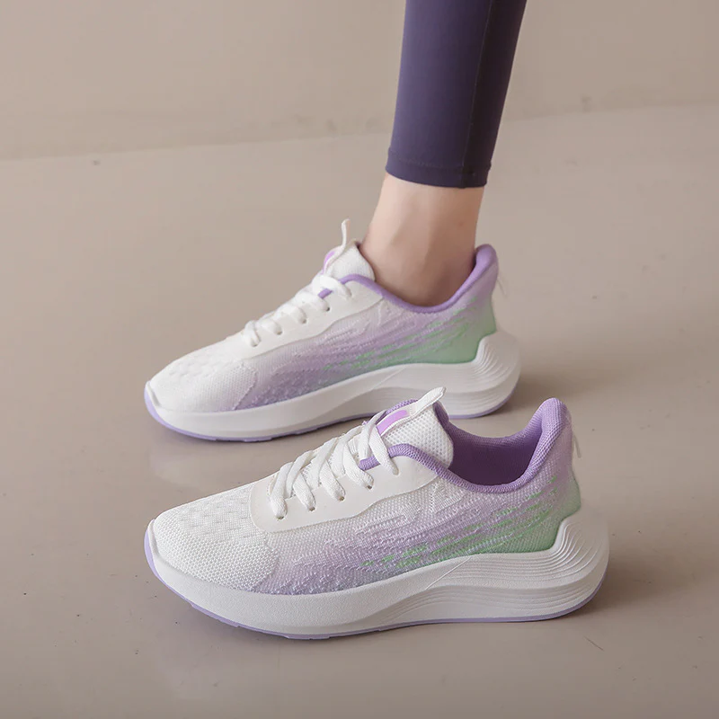 Damen Atmungsaktive Lauf-Sneaker mit flexibler Dämpfung und rutschfester Sohle Heidi Mode