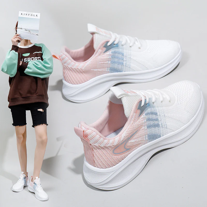Damen Atmungsaktive Lauf-Sneaker mit flexibler Dämpfungstechnologie Heidi Mode