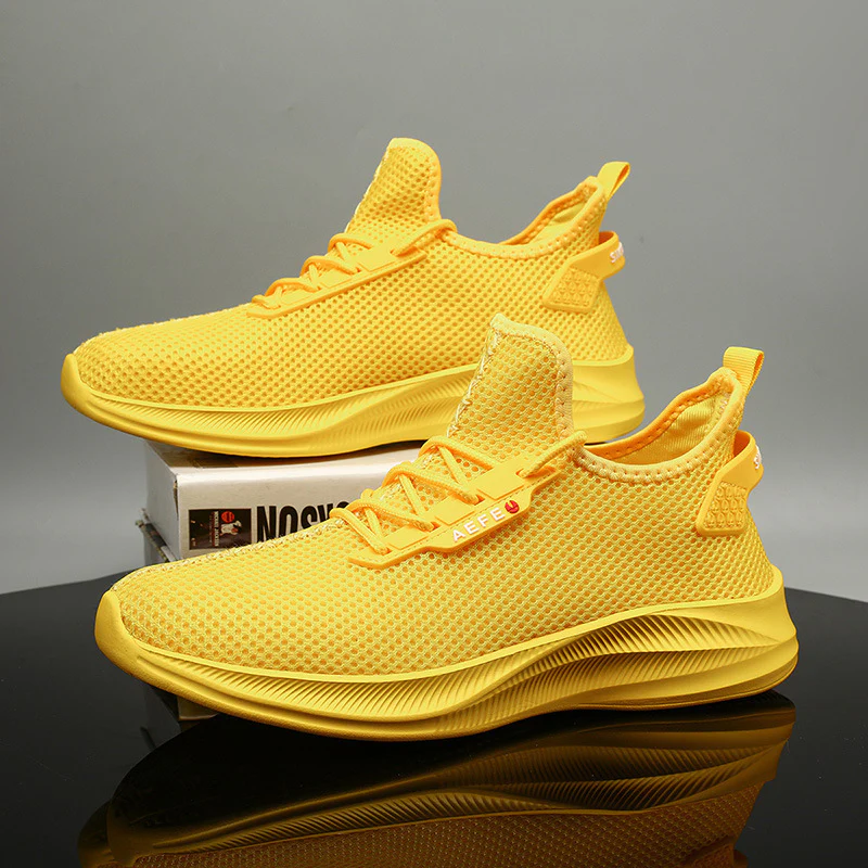 Damen Atmungsaktive Lauf Sneakers mit flexiblem Netzdesign Heidi Mode