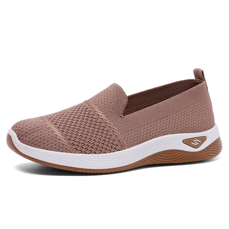 Damen Atmungsaktive Slip-On Freizeitschuhe mit elastischer Sohle Heidi Mode - Image 7