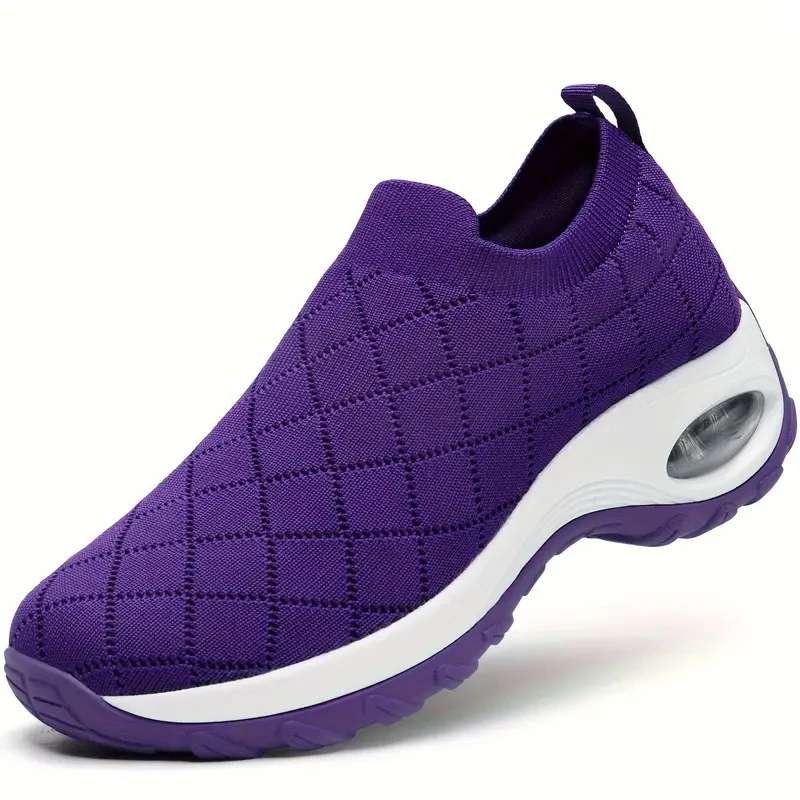 Damen Atmungsaktive Slip-On Sneakers mit flexibler Dämpfungstechnologie Heidi Mode - Image 9