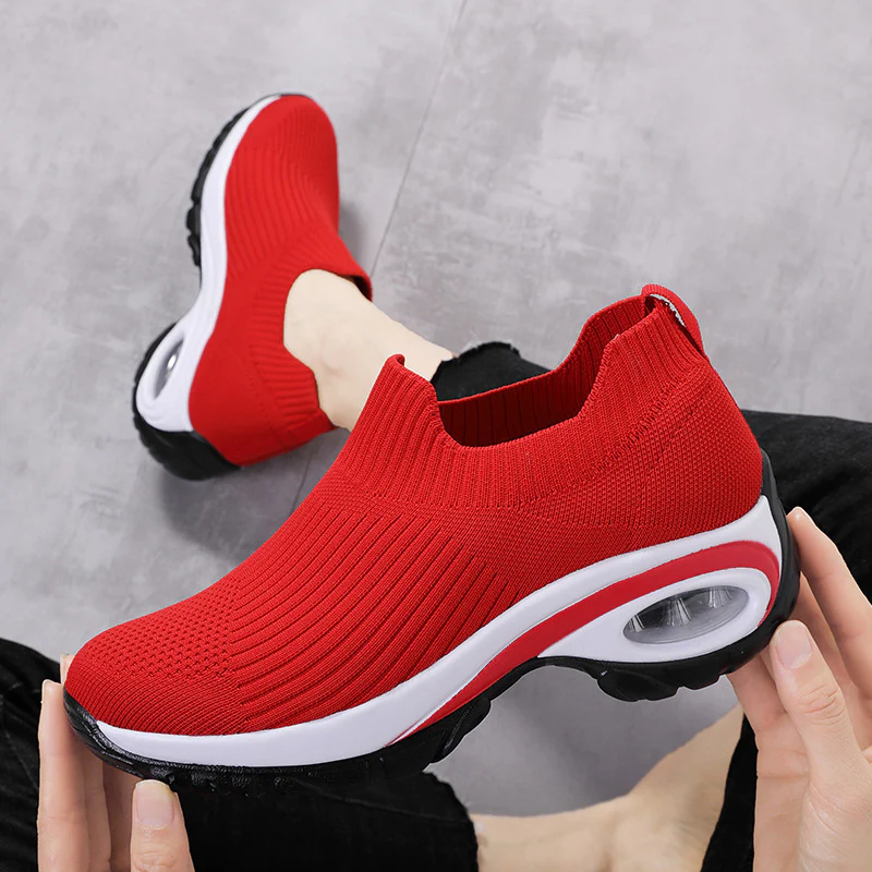 Damen Atmungsaktive Slip-On Sneakers mit unterstützender Dämpfung Heidi Mode - Image 2