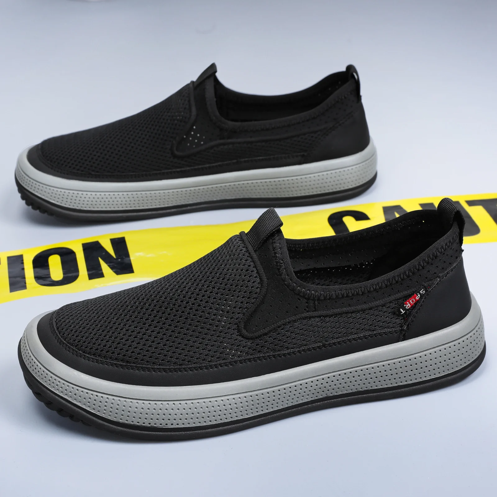 Damen Atmungsaktive Slip-On Sportschuhe mit gepolsterter Sohle Heidi Mode