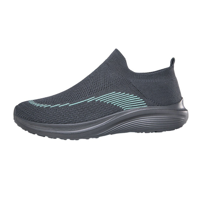 Damen Atmungsaktive Sport Sneakers mit flexiblem Strick-Obermaterial Heidi Mode