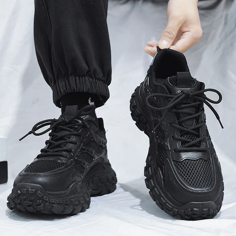 Damen Atmungsaktive Sportschuhe mit stoßdämpfender Sohle und ausgeprägtem Profil Heidi Mode