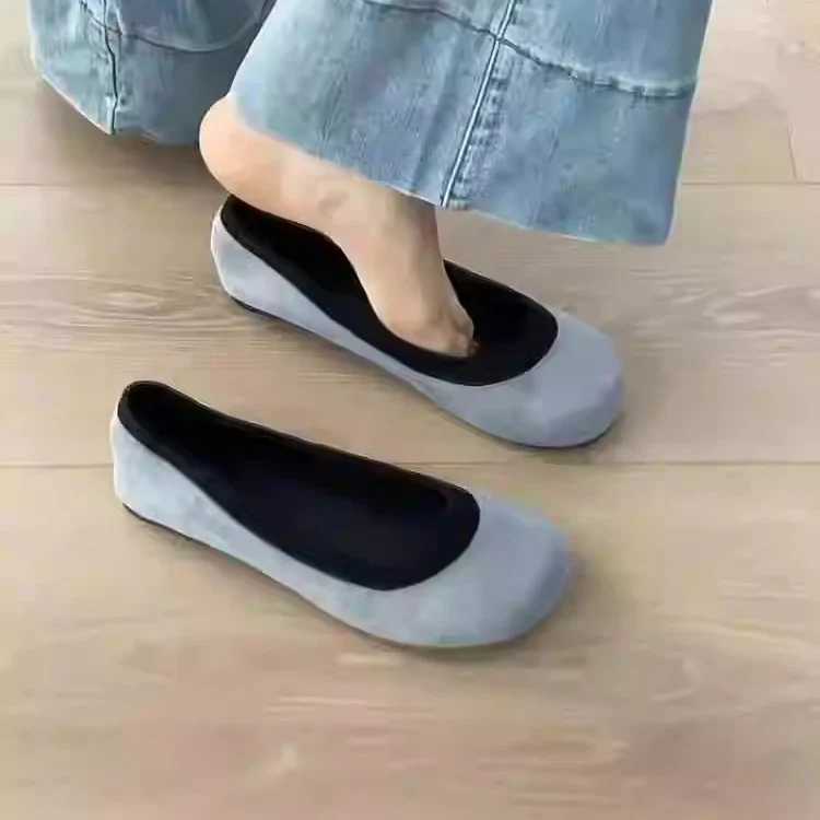 Damen Ballerinas mit modischem Leopardenmuster und bequemer Sohle Heidi Mode