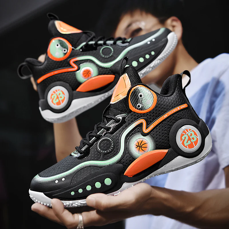 Damen Basketball Sneakers mit innovativem Dämpfungssystem und rutschfester Sohle Heidi Mode