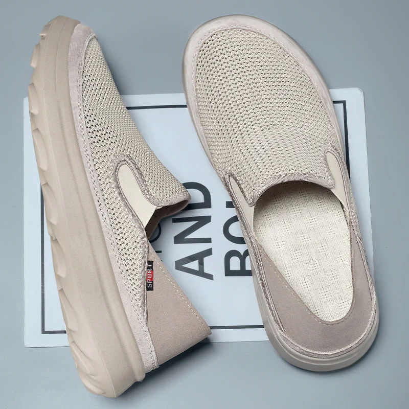 Damen Bequeme Mesh-Slipper mit elastischem Einstieg und dämpfender Sohle Heidi Mode - Image 4