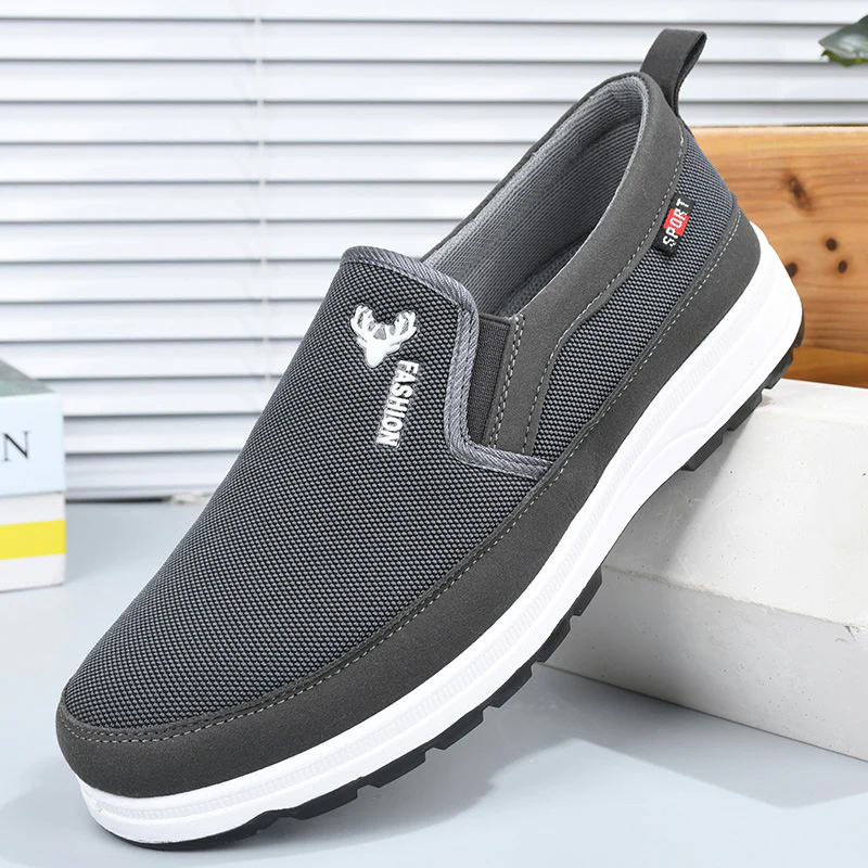 Damen Bequeme Slip-On Sneakers mit atmungsaktivem Obermaterial Heidi Mode - Image 2