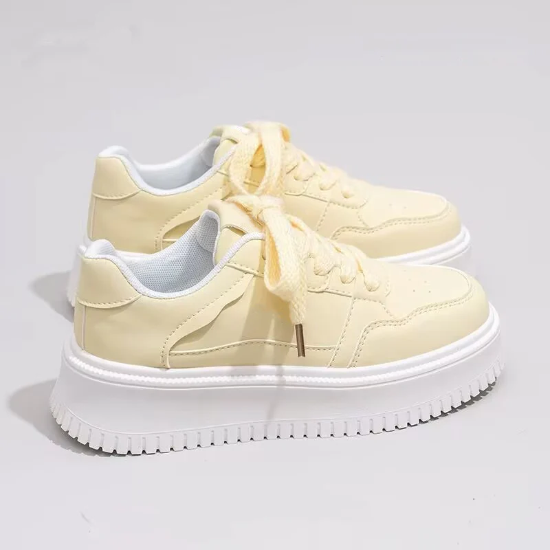 Damen bequeme Sneakers mit dicker Plattform und komfortabler Dämpfung Heidi Mode
