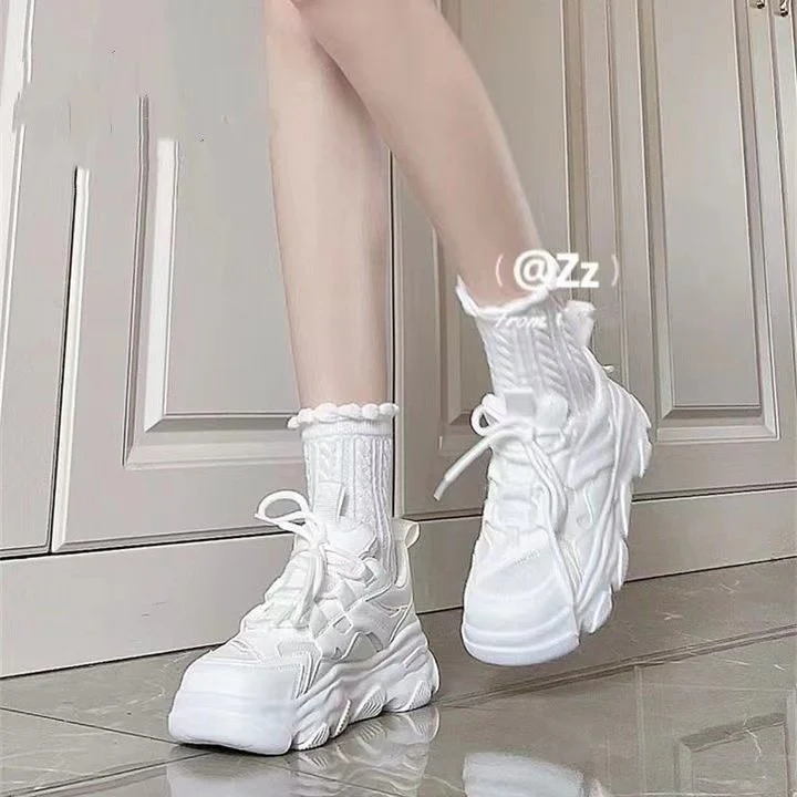 Damen Chunky Sneakers mit innovativem Dämpfungssystem Heidi Mode