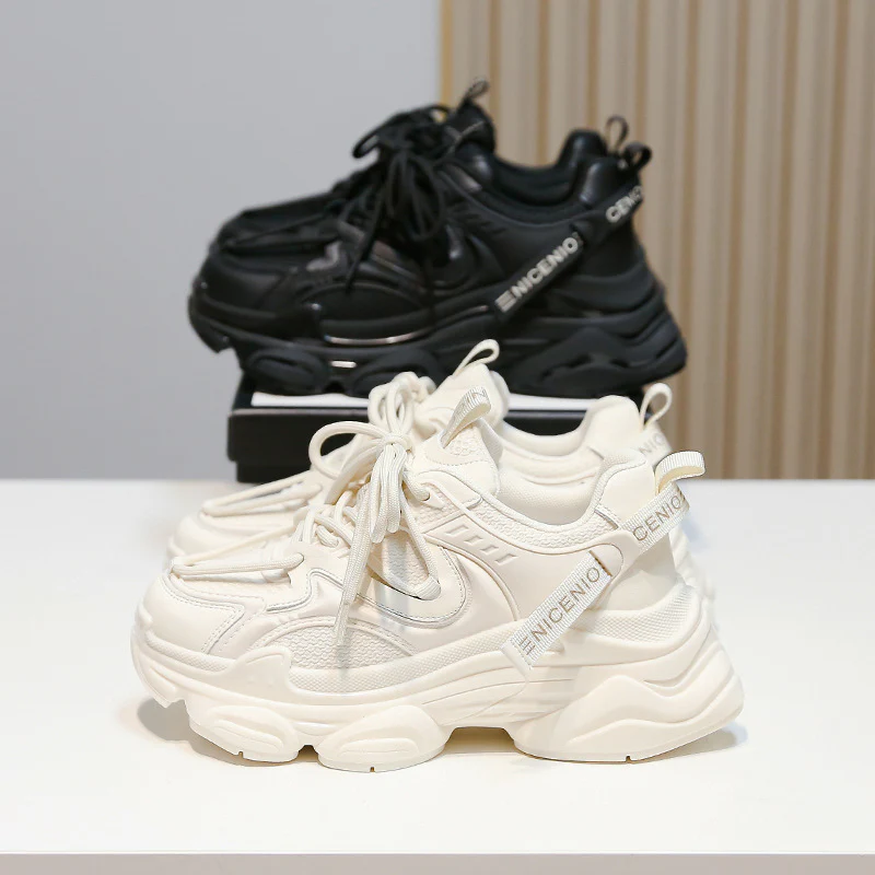 Damen Chunky Sneakers mit innovativer Komfort-Dämpfung und atmungsaktiver Oberstruktur Heidi Mode