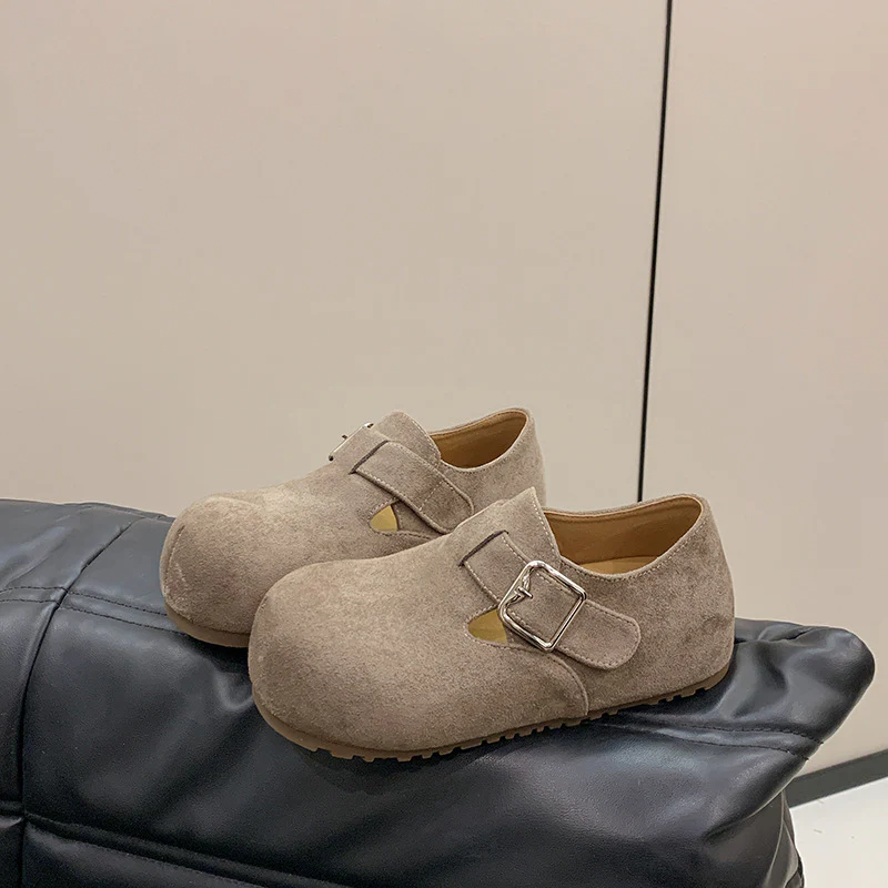 Damen Clogs mit elegantem Schnallenverschluss und weichem Obermaterial Heidi Mode - Image 8