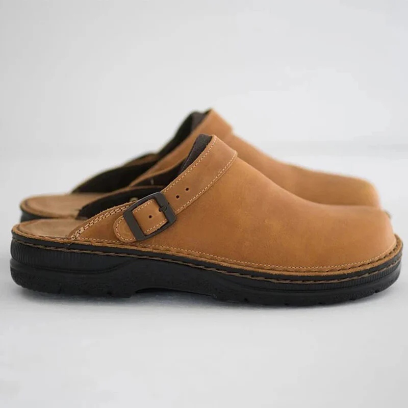 Damen Clogs mit komfortabler Fußbettgestaltung und elegantem Riemen Heidi Mode