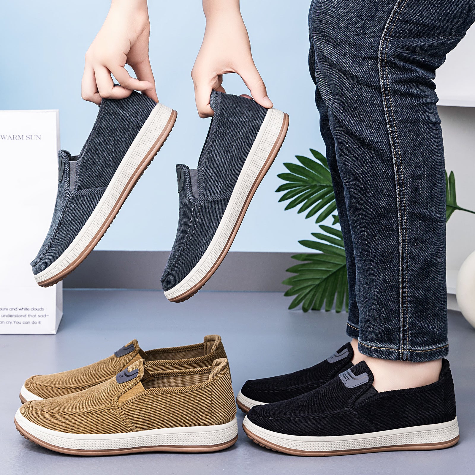 Damen Elegante und bequeme Slip-On Freizeitschuhe Heidi Mode - Image 3