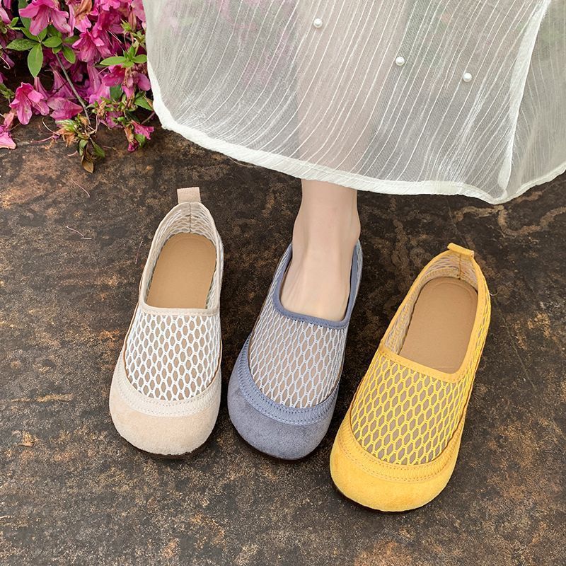 Damen Exklusive Ballerinas mit atmungsaktivem Netzdesign Heidi Mode