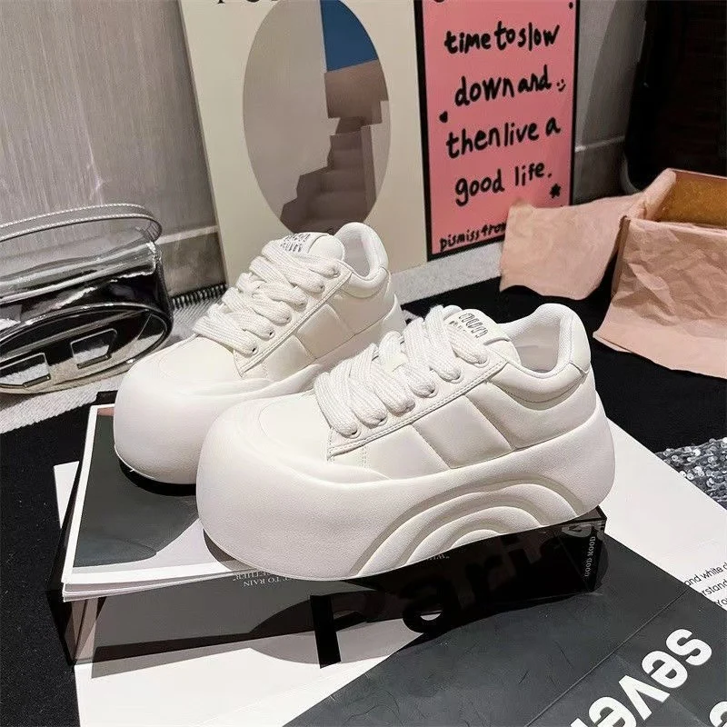 Damen Fashion Sneakers mit extrahohem Plateau und komfortabler Dämpfung Heidi Mode