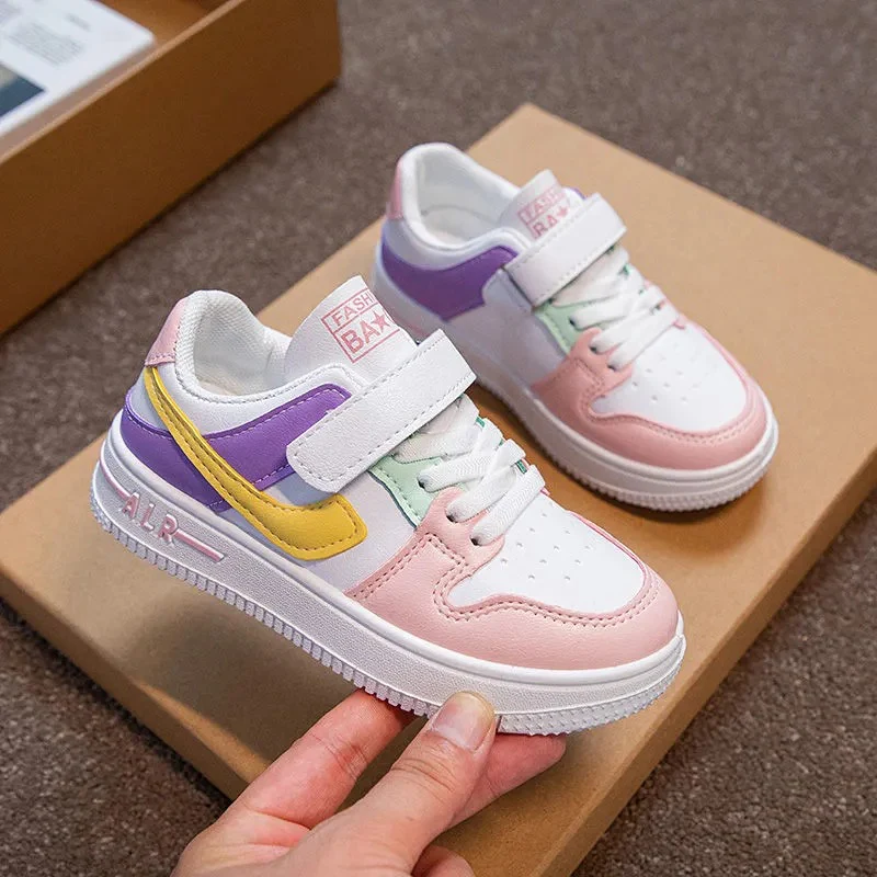 Damen Freizeit-Sneaker mit verstellbarem Klettverschluss und buntem Design Heidi Mode