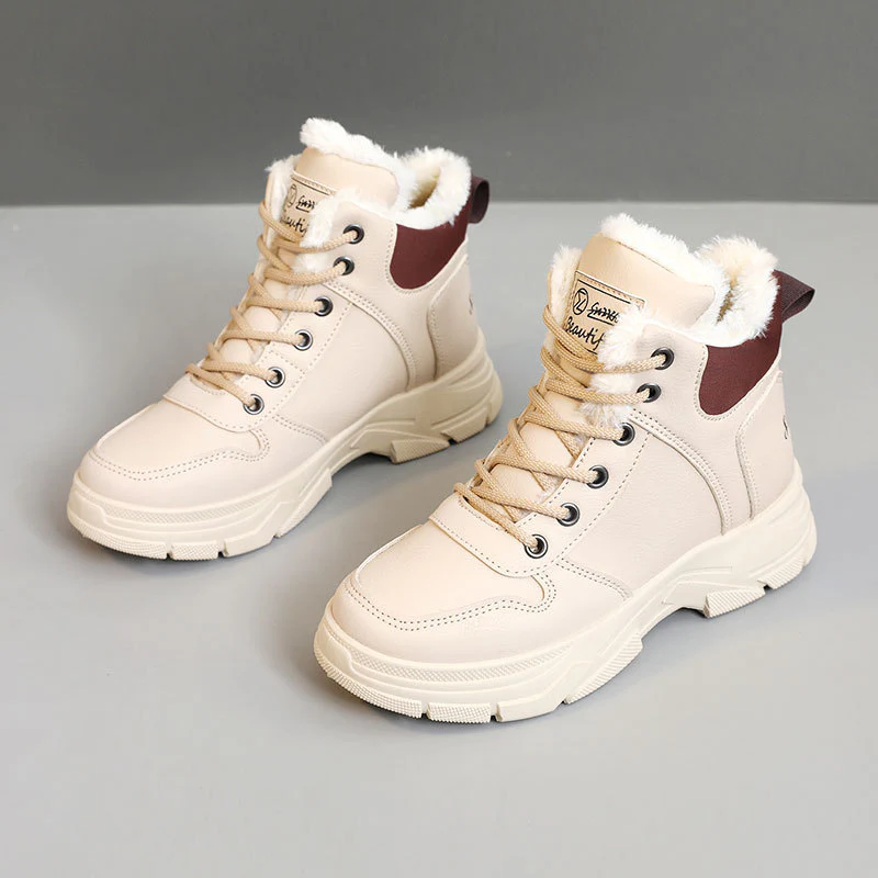 Damen gefütterte High-Top Sneaker Heidi Mode - Image 7