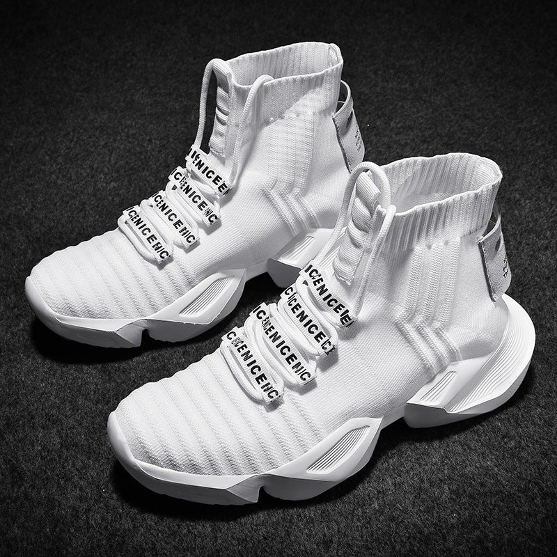 Damen High-Top Sneakers mit hochelastischem Obermaterial und innovativem Verschlusssystem Heidi Mode