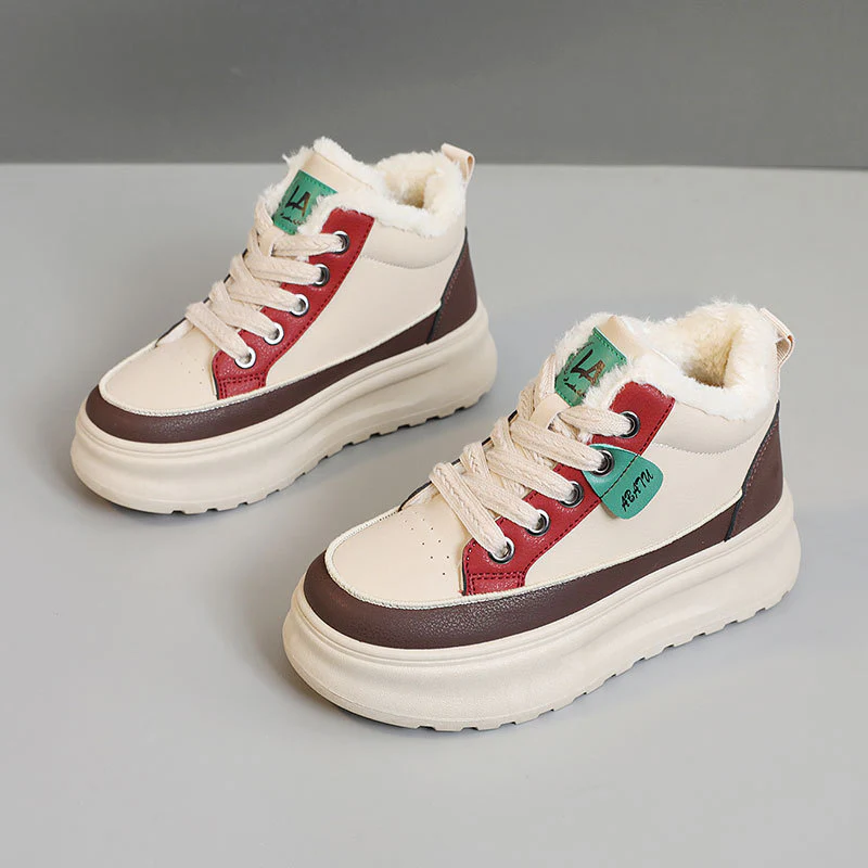 Damen High-Top Sneakers mit kuscheligem Innenfutter und rutschfester Sohle Heidi Mode - Image 6