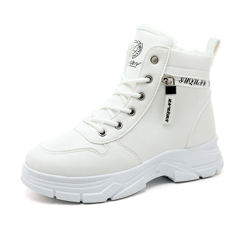 Damen High-Top Winterstiefel mit Warmfutter und rutschfester Sohle Heidi Mode