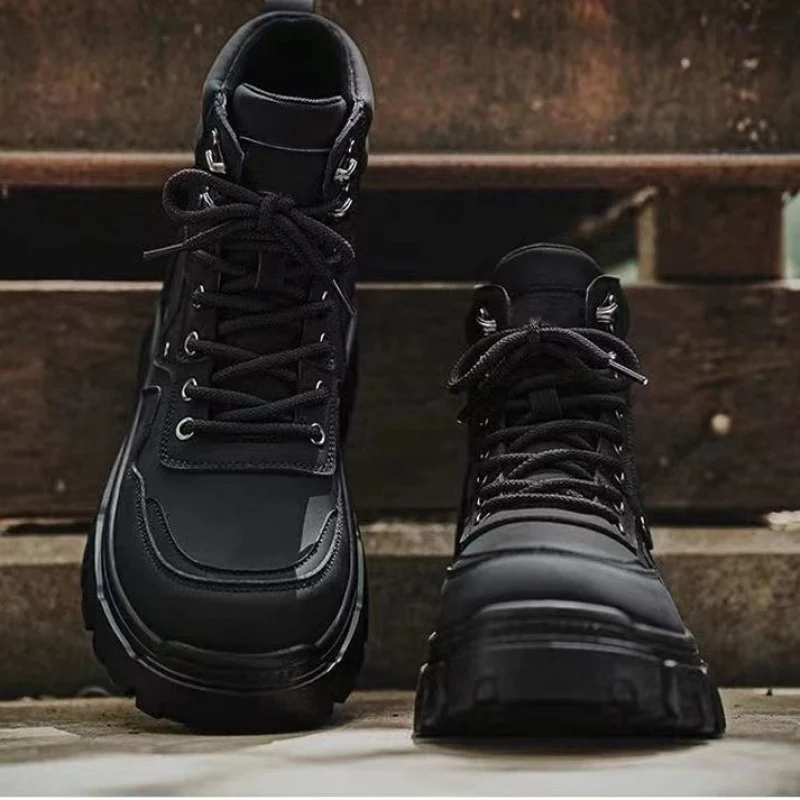 Damen Hochwertige Schnürstiefel mit robuster Sohle und atmungsaktivem Obermaterial Heidi Mode
