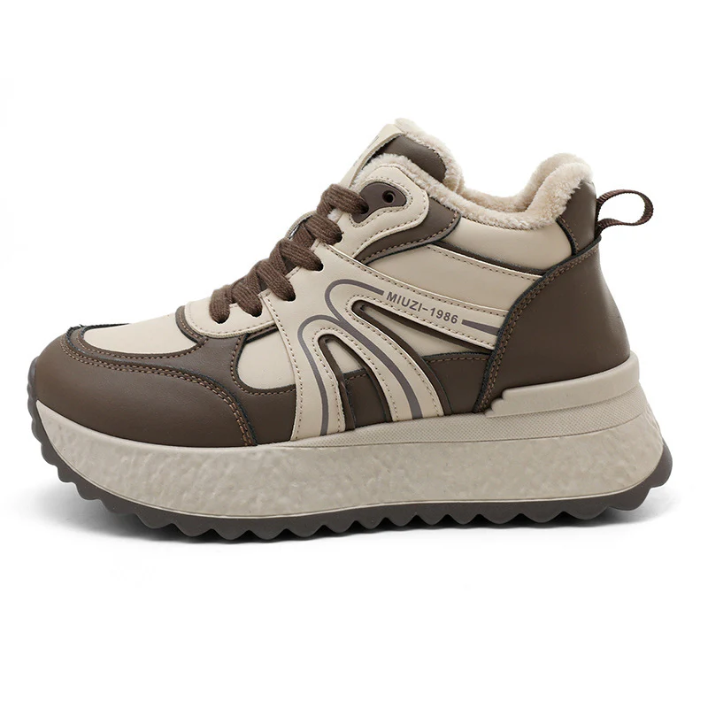 Damen Hochwertige Trend-Sneaker mit warmem Innenfutter und rutschfester Sohle Heidi Mode - Image 7