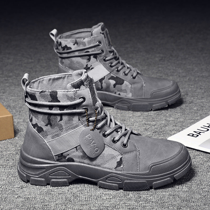 Damen Hohe Sneaker im modernen Camouflage-Stil mit robustem Sohlenprofil Heidi Mode - Image 8