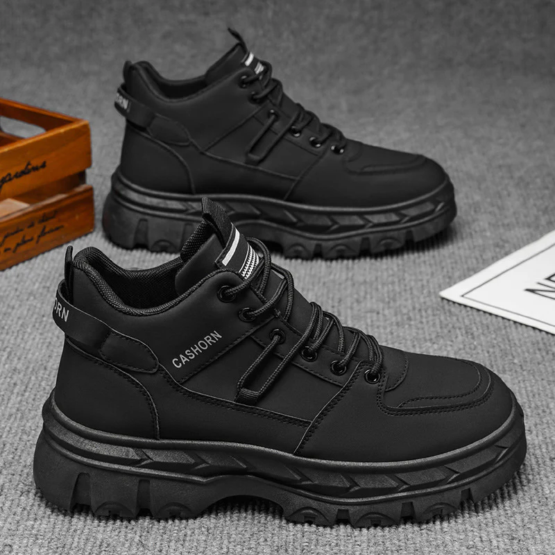 Damen Hohe Sneakers im modernen Design mit rutschfester Sohle Heidi Mode - Image 6
