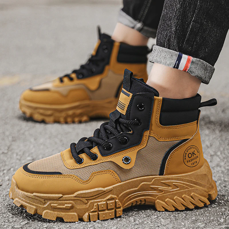 Damen Hohe Sneakers mit robustem Sohlenprofil und modernem Design Heidi Mode