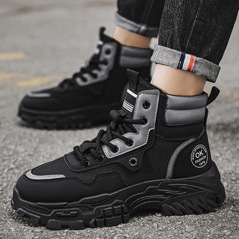 Damen Hohe Sneakers mit robustem Sohlenprofil und modernem Design Heidi Mode - Image 7