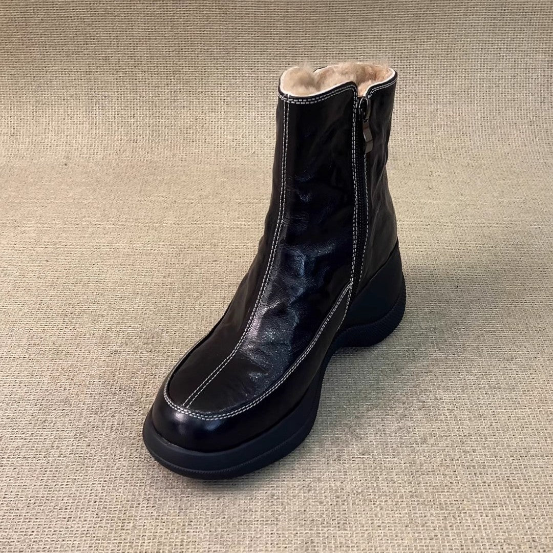 Damen isolierte Winterstiefel mit hohem Komfort und rutschfester Sohle Heidi Mode