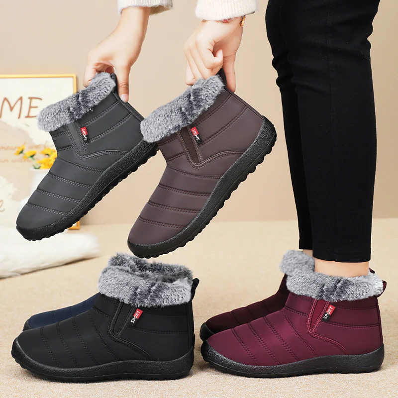 Damen Isolierte Winterstiefel mit rutschfester Sohle und kuscheligem Innenfutter Heidi Mode