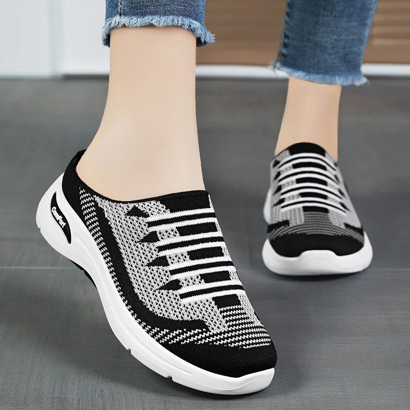 Damen Komfortable Slip-On Clogs mit atmungsaktivem Design Heidi Mode