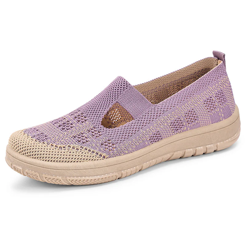 Damen Komfortable Slip-On Freizeitschuhe mit luftdurchlässigem Obermaterial Heidi Mode - Image 9