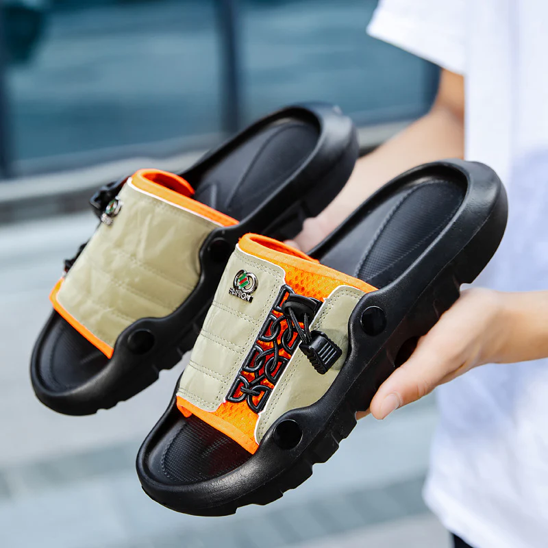 Damen Komfortable und atmungsaktive Badesandalen mit flexibler Sohle Heidi Mode