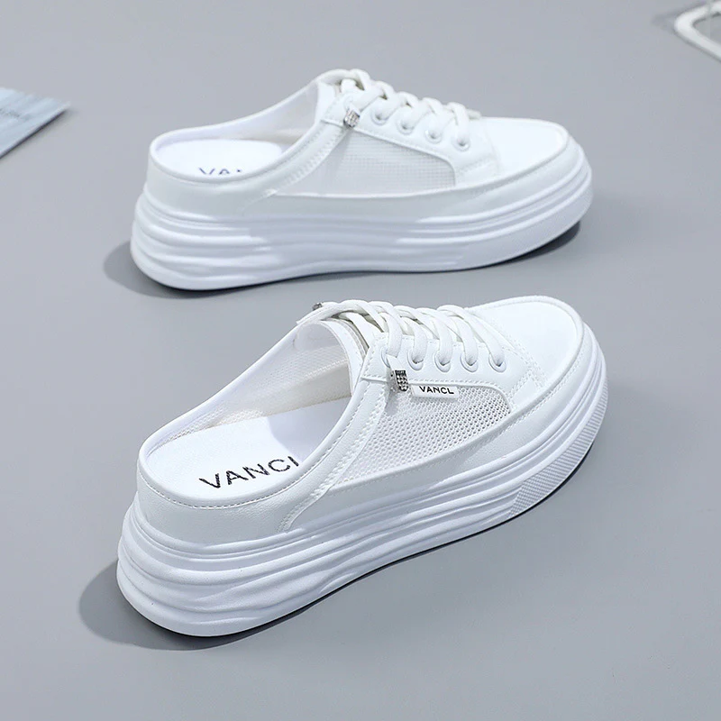 Damen lässige Sneaker mit atmungsaktivem Mesh-Obermaterial und dämpfender Sohle Heidi Mode