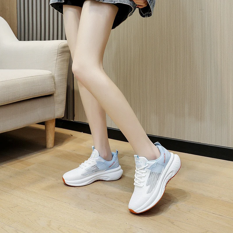 Damen Lauf-Sneaker mit atmungsaktiver Mesh-Oberfläche und dämpfender Sohle Heidi Mode - Image 4