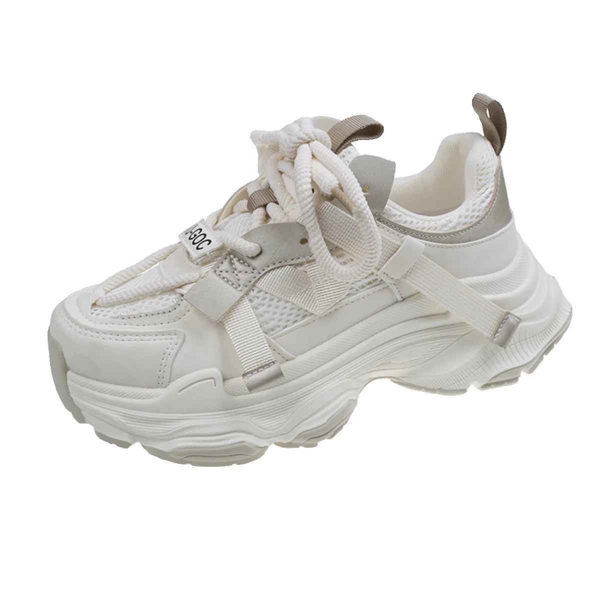 Damen leichte Lace-Up Sneakers mit robustem Obermaterial und flexibler Sohle Heidi Mode - Image 5