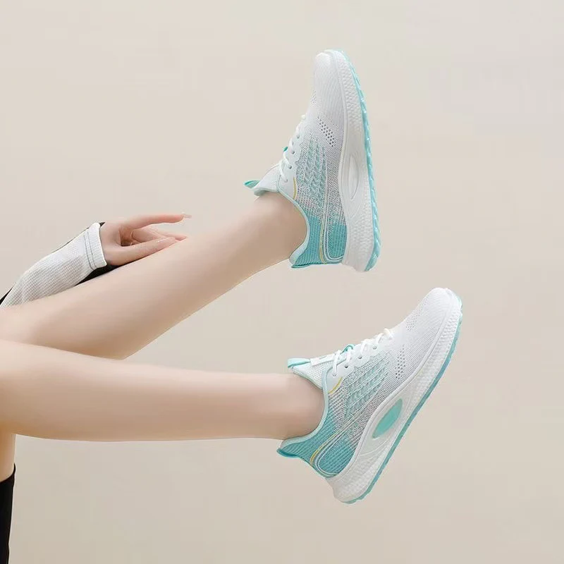 Damen Leichte und atmungsaktive Lauf-Sneaker mit flexibler Sohle Heidi Mode