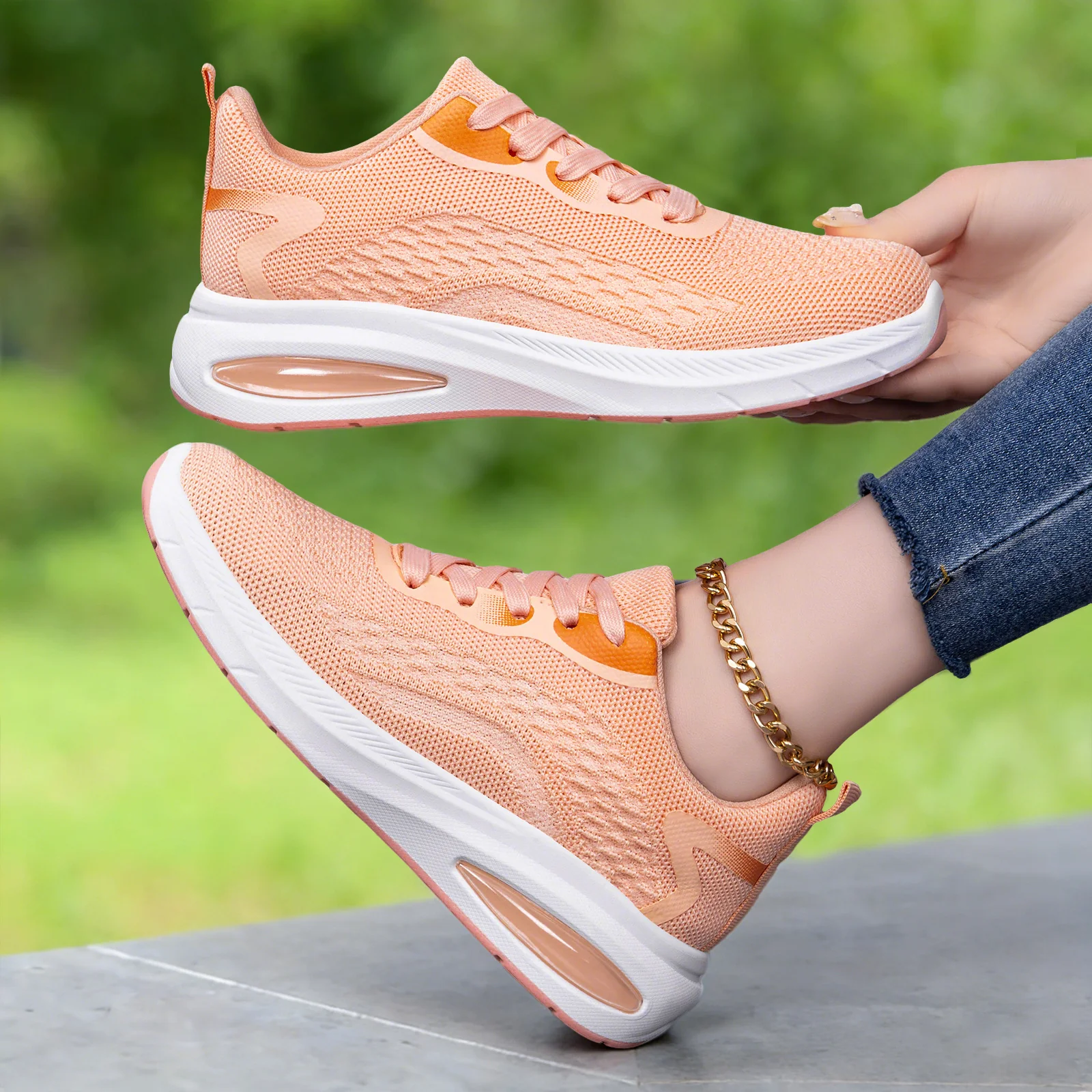 Damen Leichte und bequeme Laufschuhe mit dämpfendem Air Cushion Heidi Mode