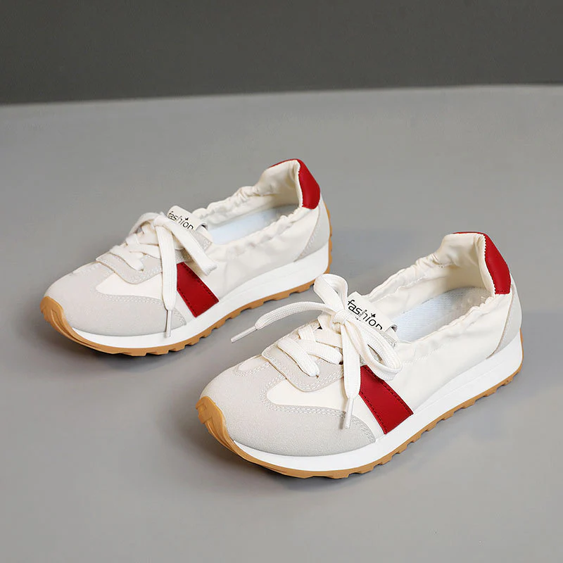 Damen Leichte und flexible Freizeitsneaker mit elastischer Einfassung Heidi Mode - Image 6