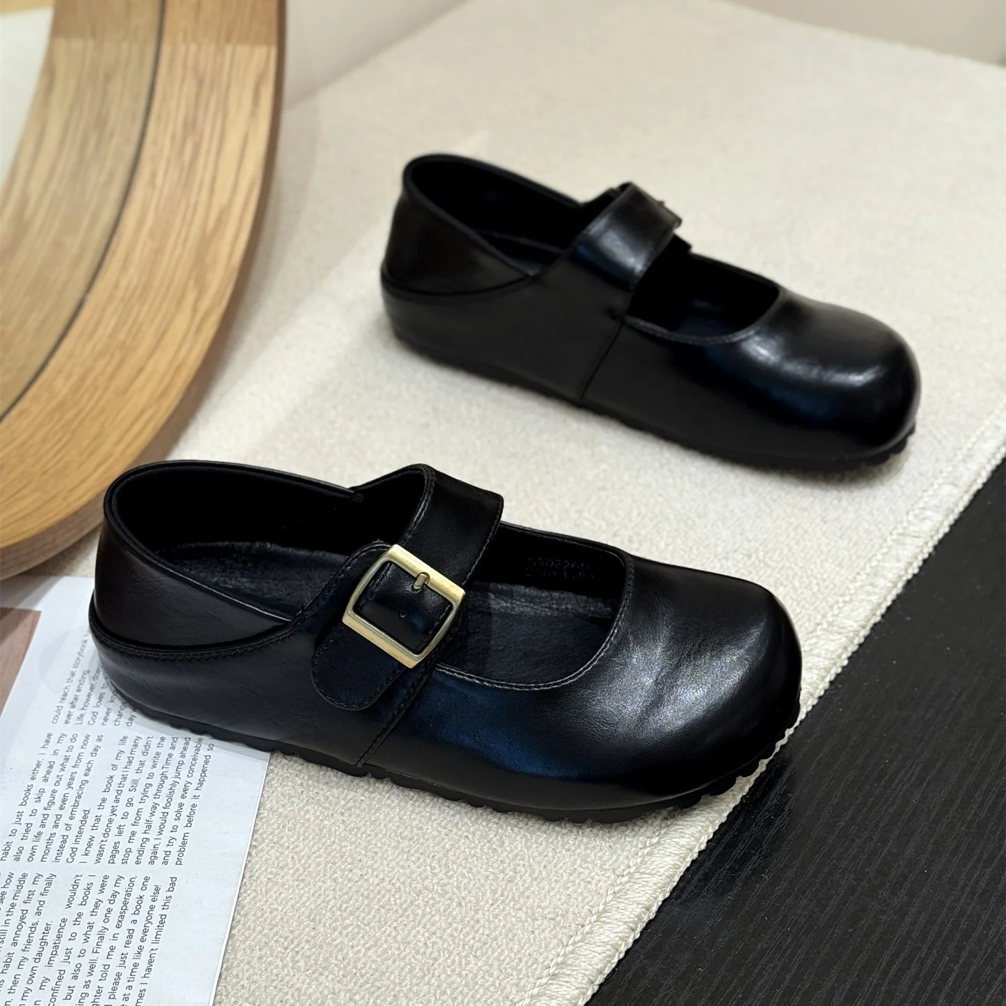 Damen Mary Janes mit modischem Schnallenverschluss und bequemer Sohle Heidi Mode