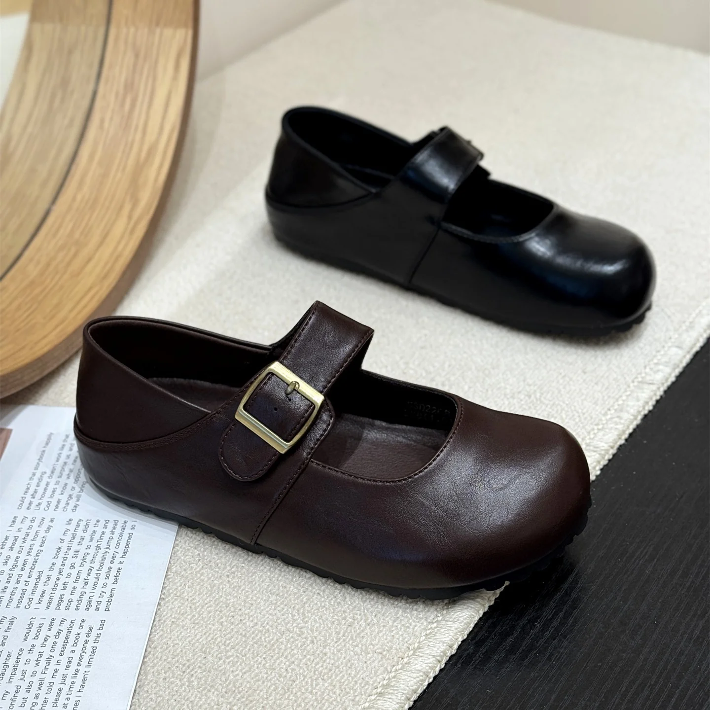 Damen Mary Janes mit modischem Schnallenverschluss und bequemer Sohle Heidi Mode - Image 3
