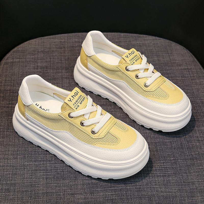 Damen Modische Chunky Sneaker mit atmungsaktivem Obermaterial und dämpfender Sohle Heidi Mode - Image 2
