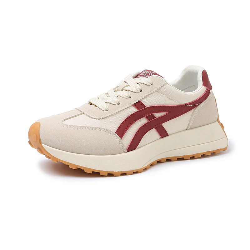 Damen modische Freizeitsneaker mit elastischem Obermaterial und dämpfender Laufsohle Heidi Mode